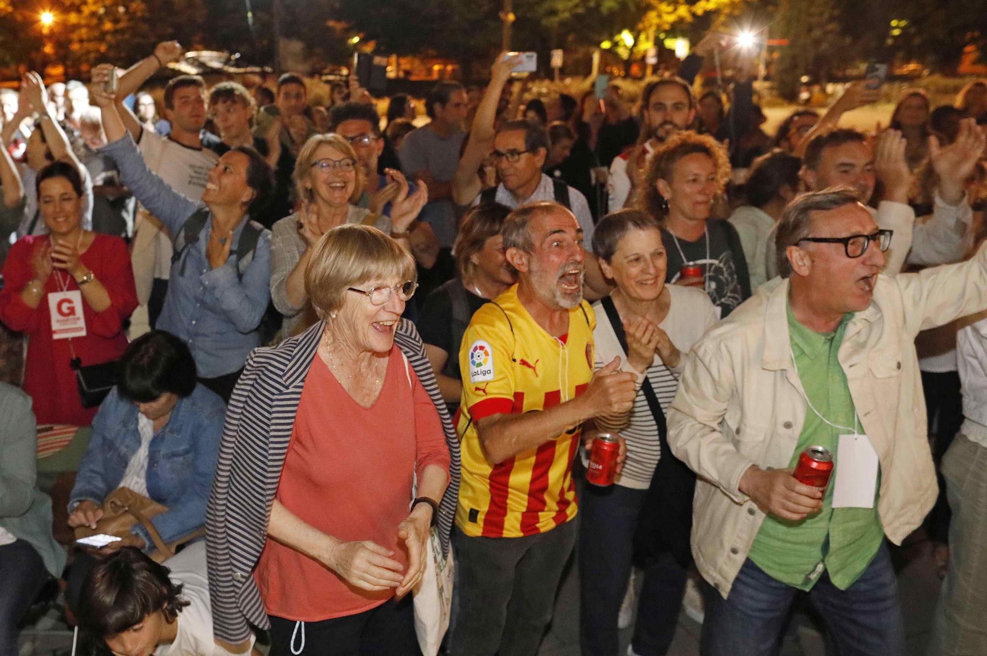 Així s'han viscut els resultats a les diferents seus electorals de Girona