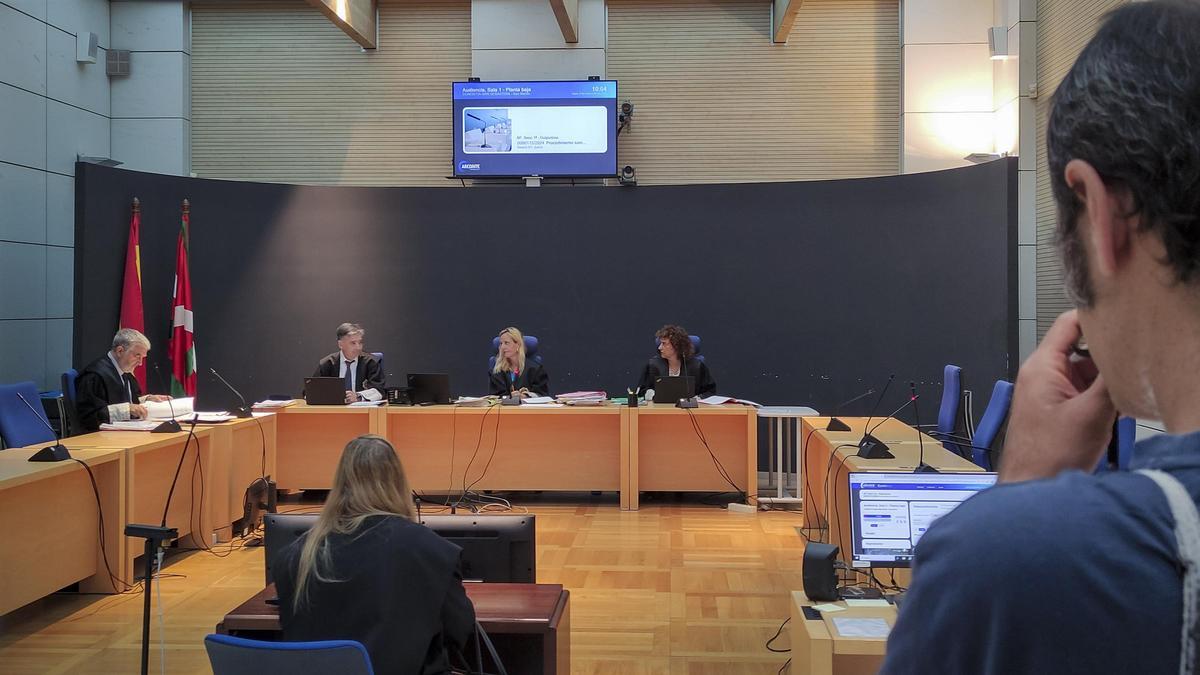 Un momento del juicio.