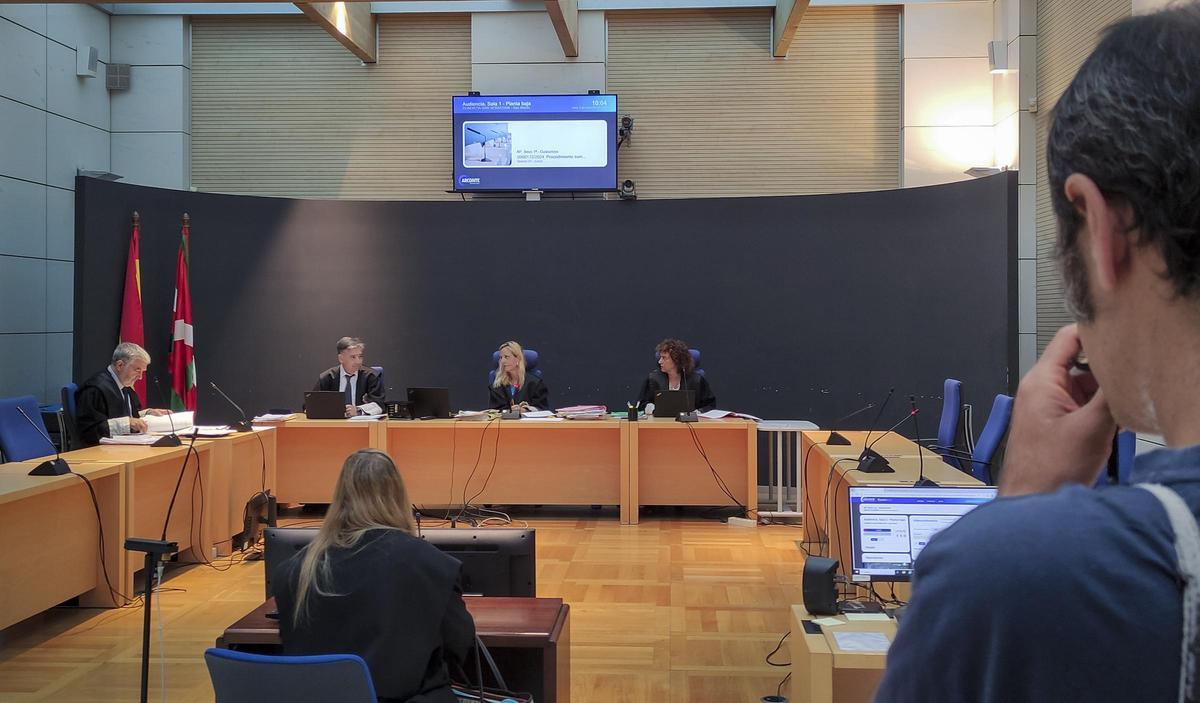 Un momento del juicio.