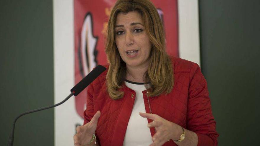Susana Díaz visita la Casa de Andalucía y empresas aragonesas