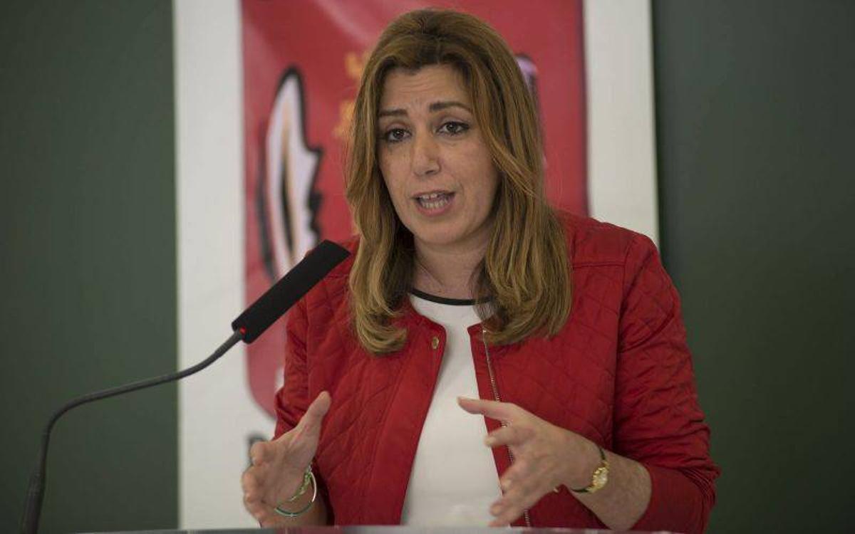 Susana Díaz visita la Casa de Andalucía y empresas aragonesas
