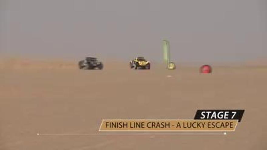 Accidente Africa Eco Race etapa 7