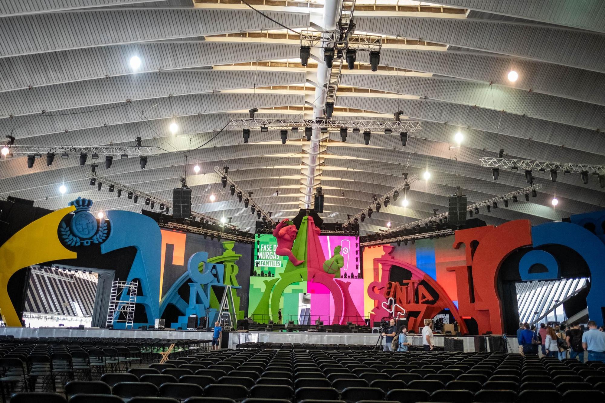 Visita al escenario del Carnaval de Santa Cruz de Tenerife