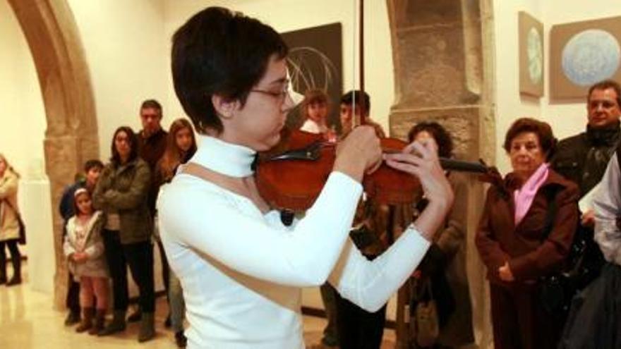 Elina Rubio, durante su participación en un acto el pasado mes de enero.