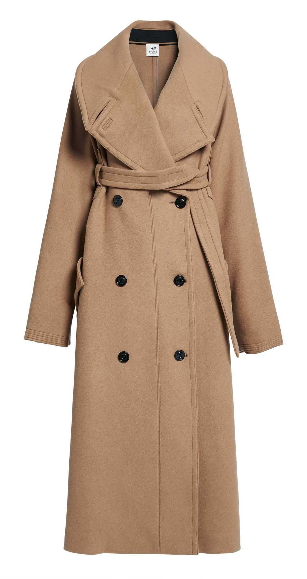 H&M Studio: Abrigo Camel