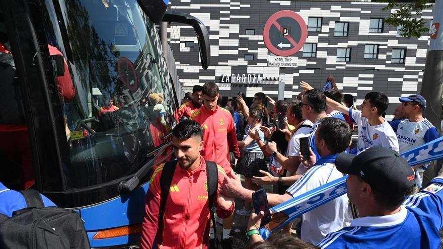 Salida del Real Zaragoza