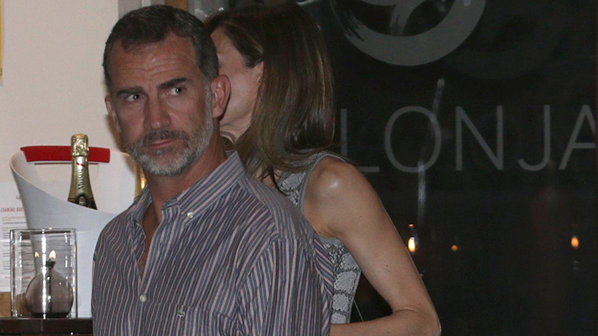 El Rey Felipe VI y Letizia Ortiz en el restaurante La Lonja