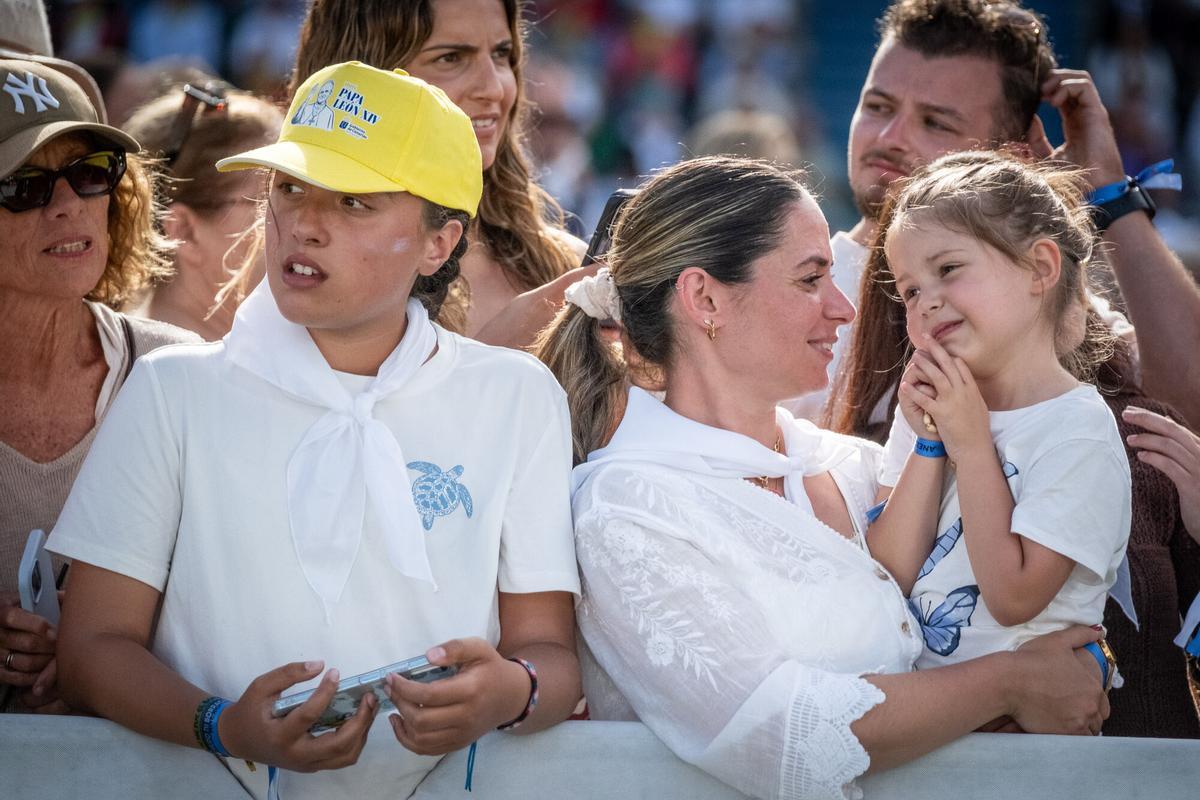 La misa del papa León XIV en el estadio de Gran Canaria