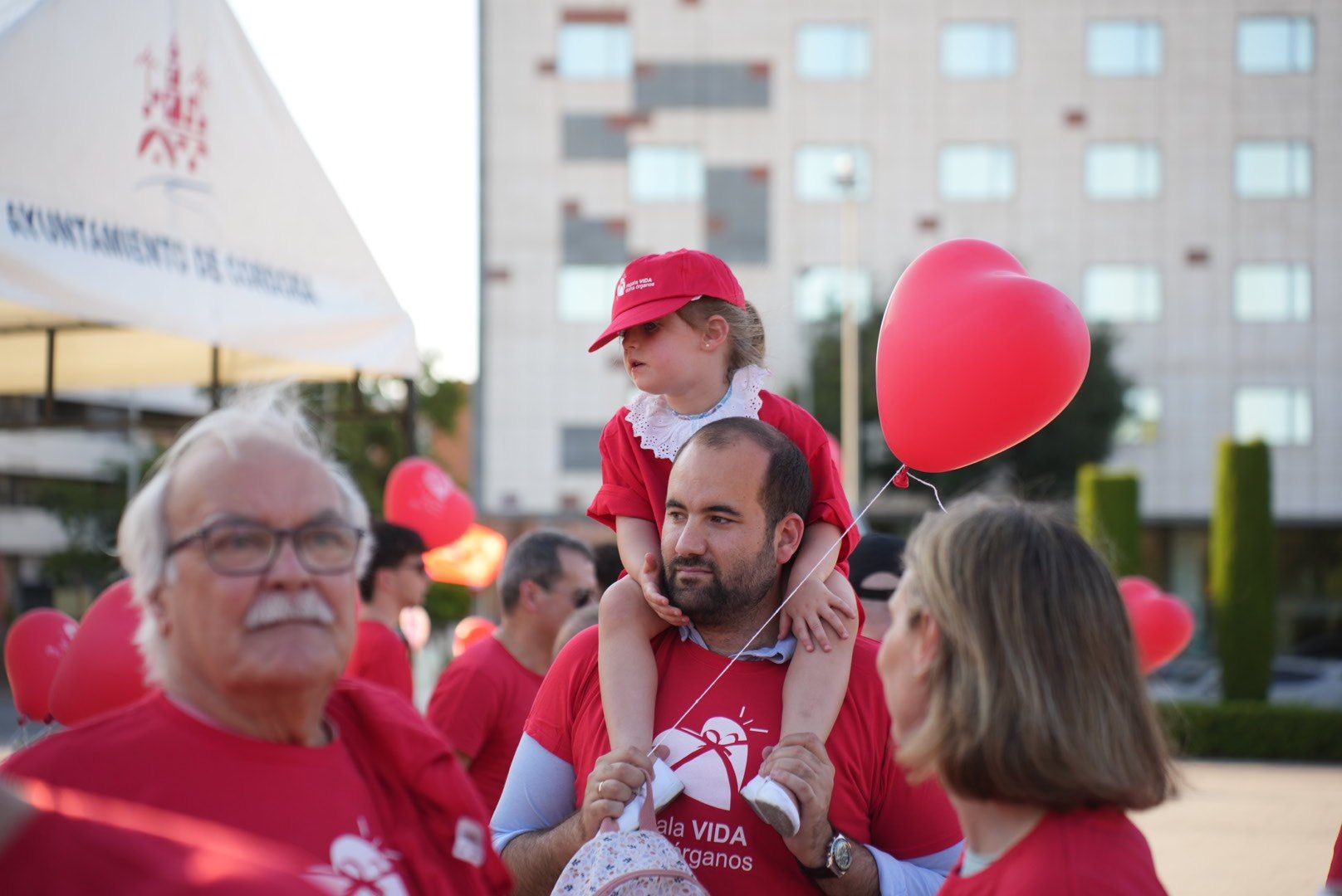 La marcha por la donación de órganos, en imágenes