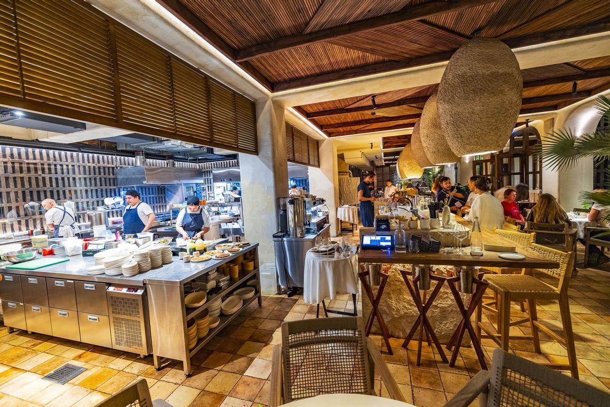 Restaurante griego Spiros en Almaty.