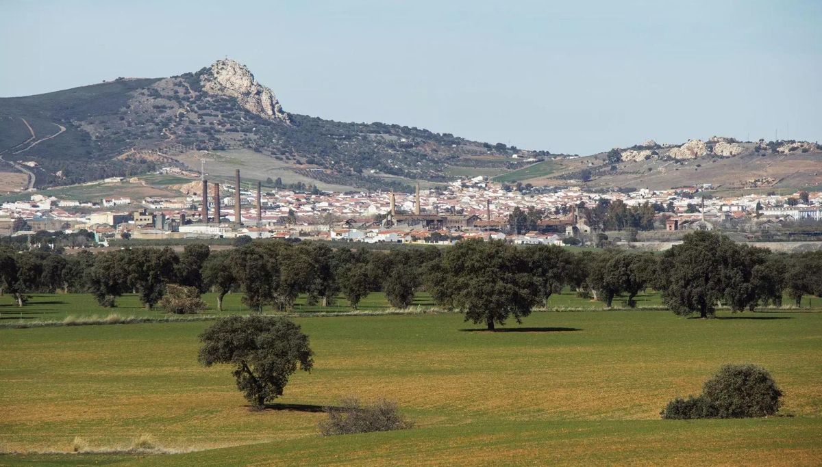 Vista del casco urbano de Peñarroya-Pueblonuevo.