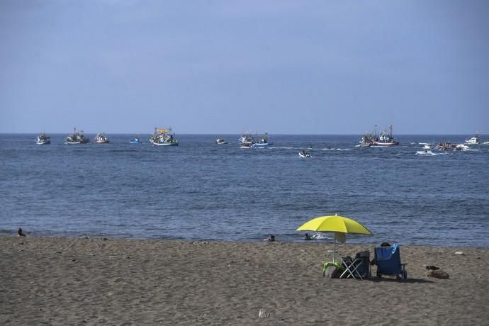 21-07-19 GRAN CANARIA. PUERTO DE ARGUINEGUIN-PUERTO DE MOGAN. MOGAN. Procesión marítima de la Virgen delCarmen desde el Puerto de en Arguineguín hasta el Puerto de Mogán.Fotos: Juan Castro  | 21/07/2019 | Fotógrafo: Juan Carlos Castro