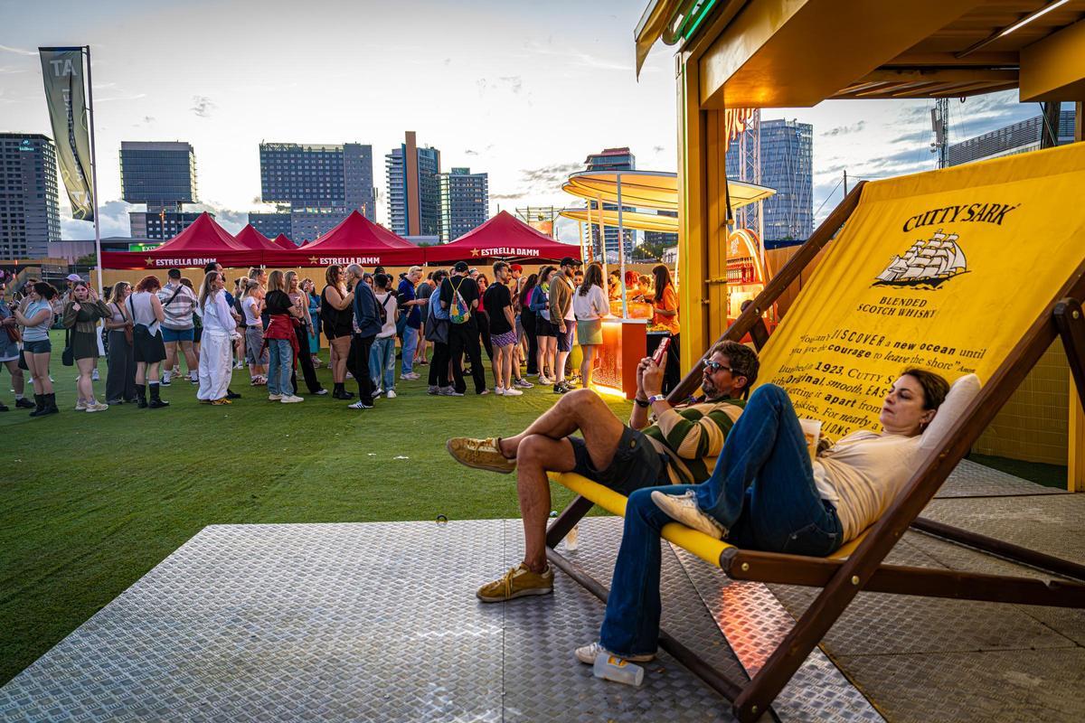 Ambiente durante la primera jornada del Primavera Sound 2024.