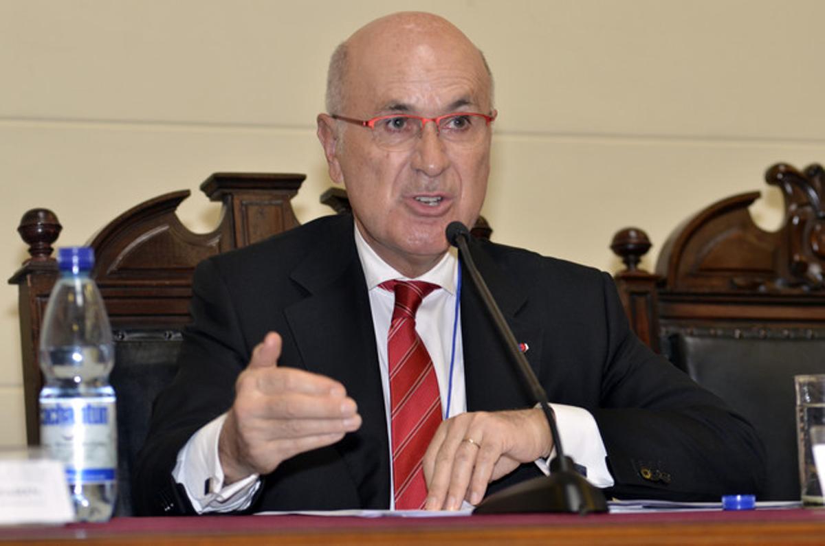 Josep Antoni Duran Lleida, durant una conferència a Xile, la setmana passada.