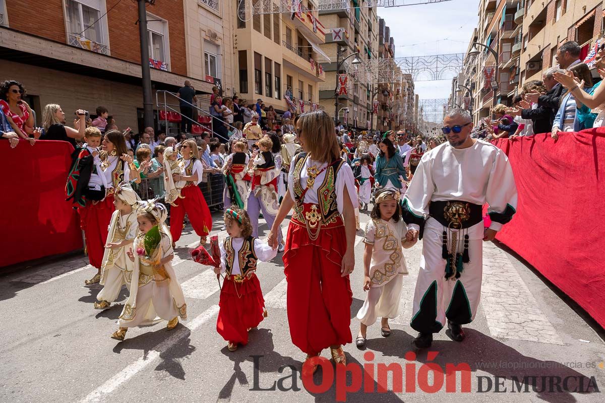 Desfile infantil del Bando Moro en las Fiestas de Caravaca