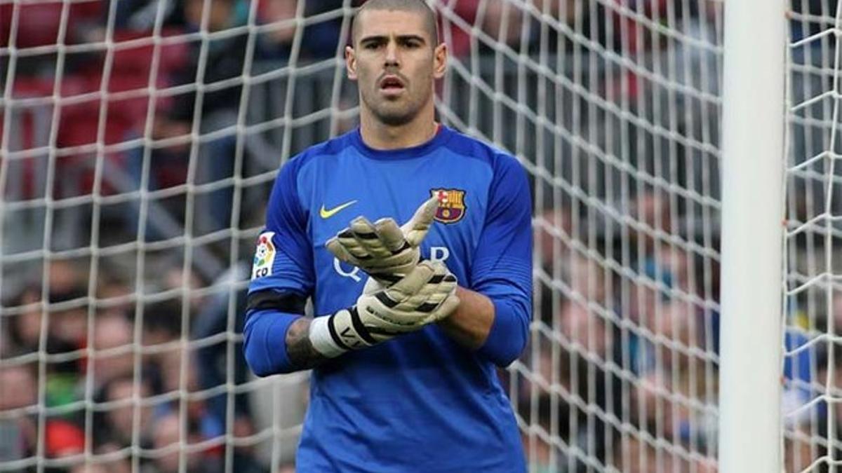 Víctor Valdés defendió la portería del Barça durante doce temporadas