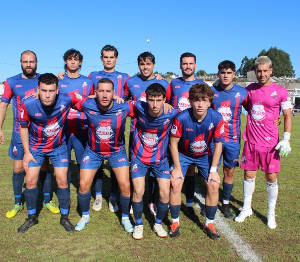 El once del Andés ante el Sporting C.  |