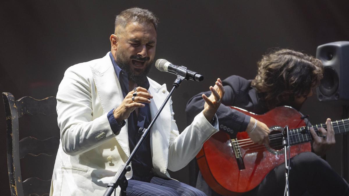 El cantaor flamenco de Córdoba, Rafael Plantón Heredia, Rafa del Calli, ganador de la Lámpara Minera de la 65 edición del Festival Internacional del Cante de las Minas.