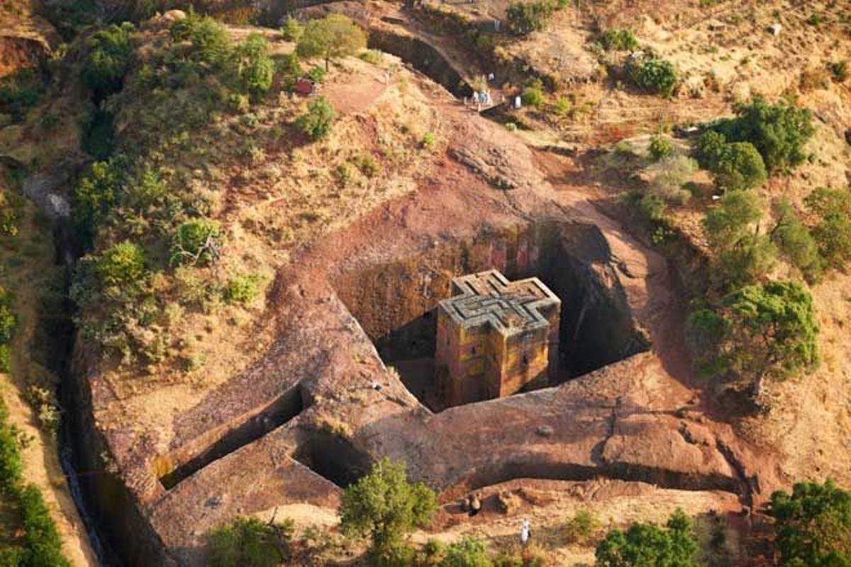 Iglesia en Lalibela, Etiopía.