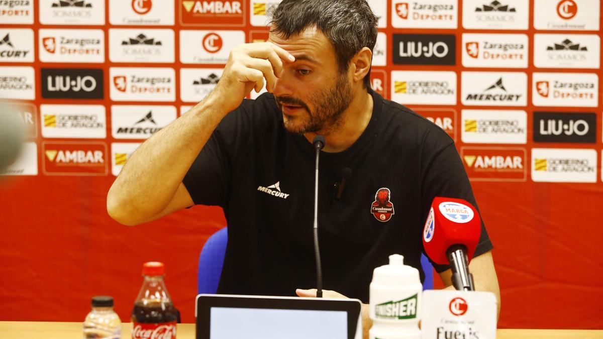 Carlos Cantero, en una rueda de prensa