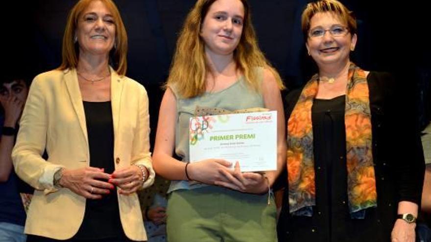 L&#039;alumna guanyadora de l&#039;institut Montgrí, Andrea Soler.