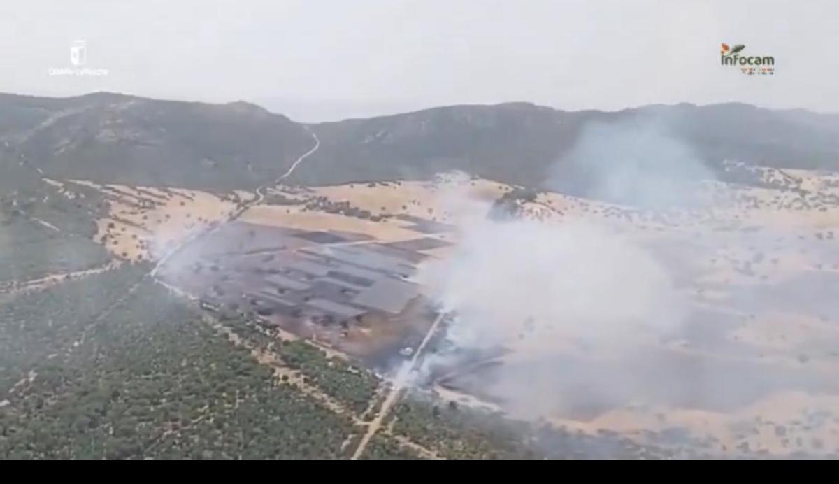 Incendio en Puertollano.