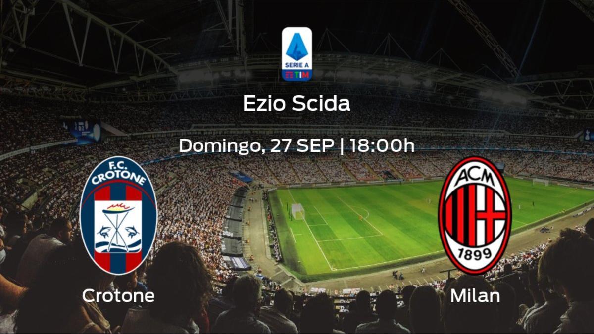 Previa del partido: el Crotone recibe en su feudo al AC Milan