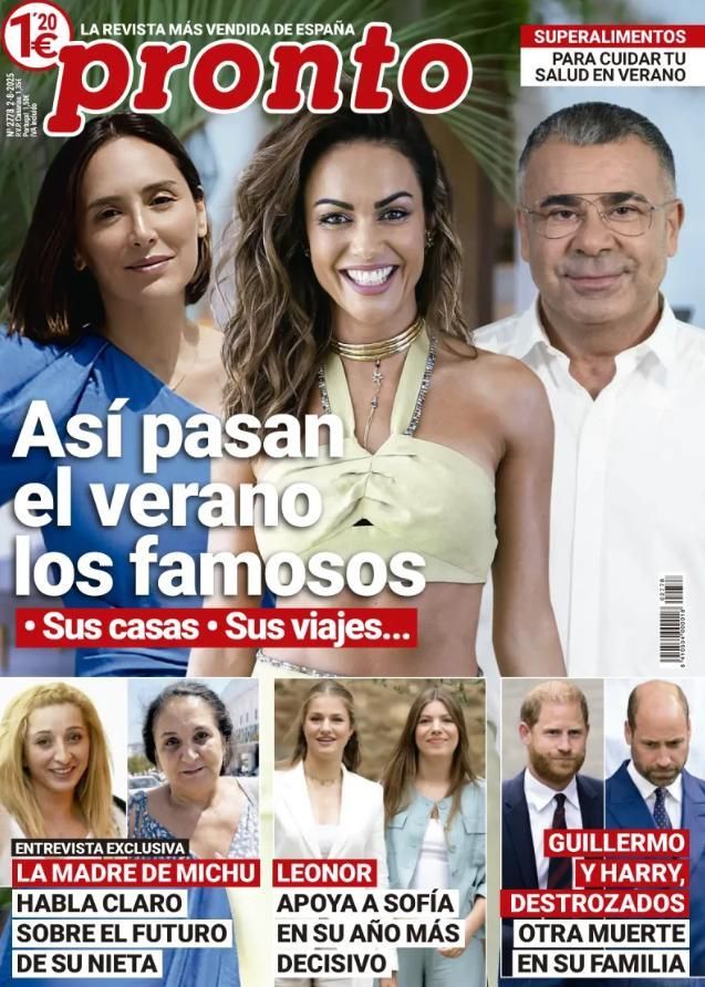 Las portadas de las revistas del corazó lunes 28 de julio