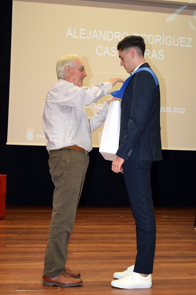 Un momento de la fiesta de graduación del IES de Valga.