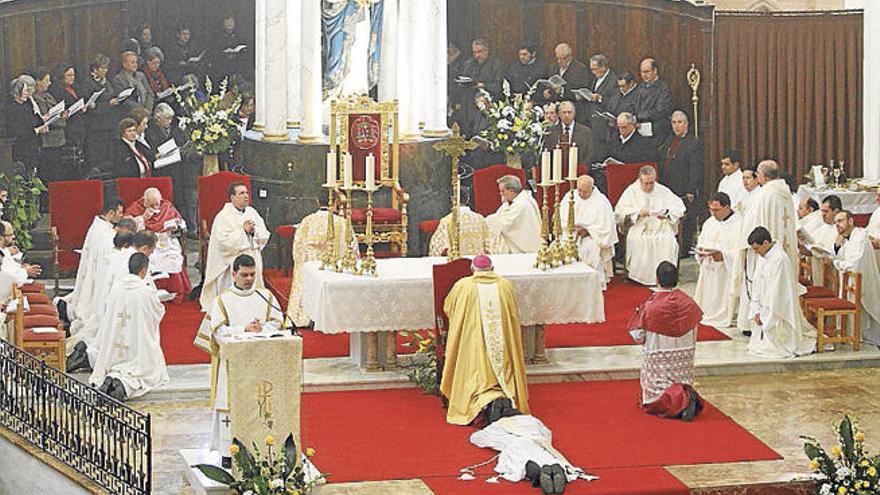 Ordenación de un sacerdote en enero de 2014.