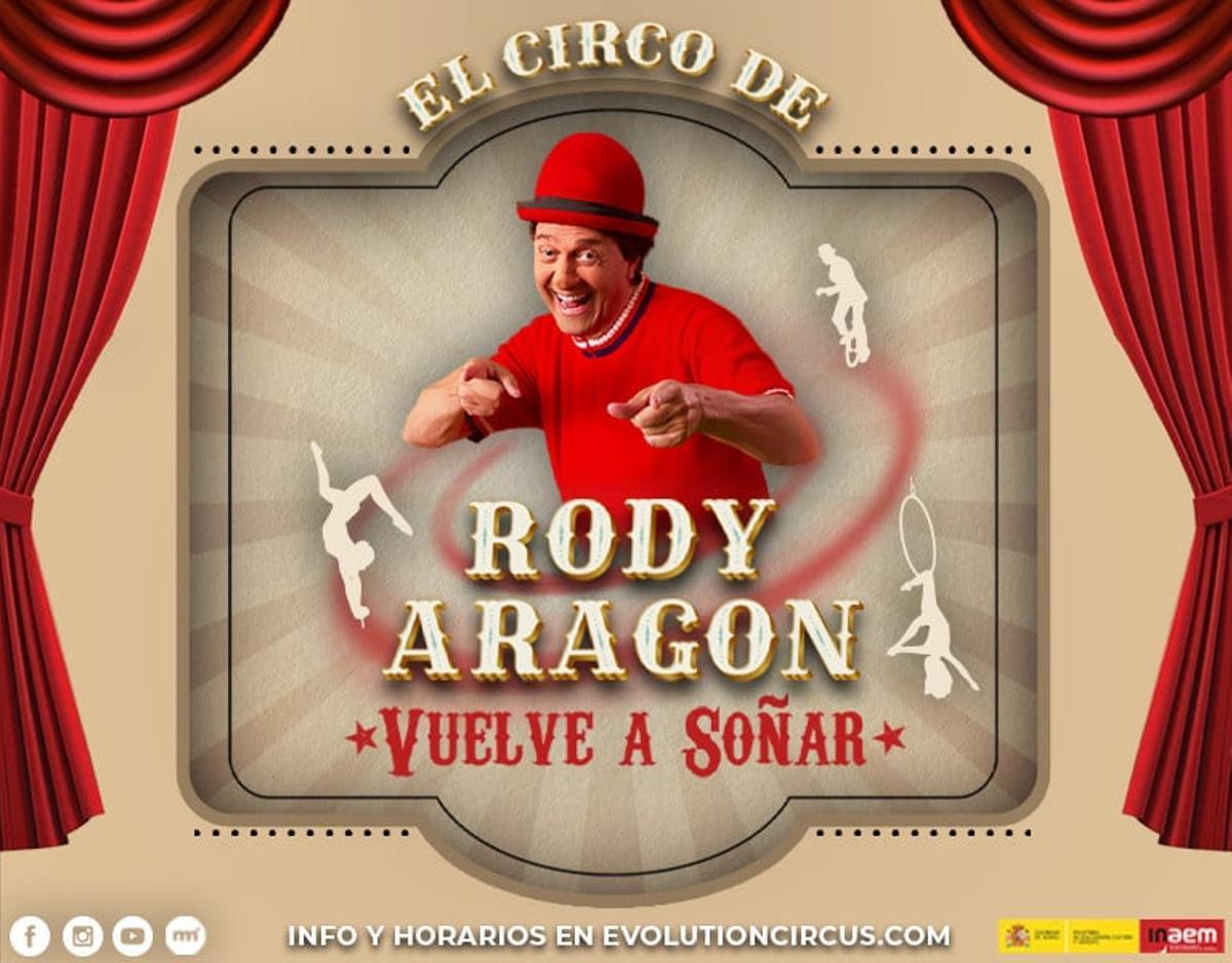 Cartel del espectáculo de Rody Aragón