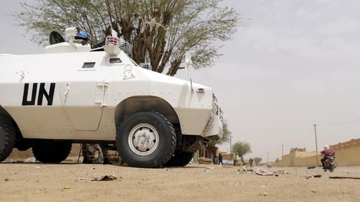 Cascos azules en Kidal, en el norte de Mali.