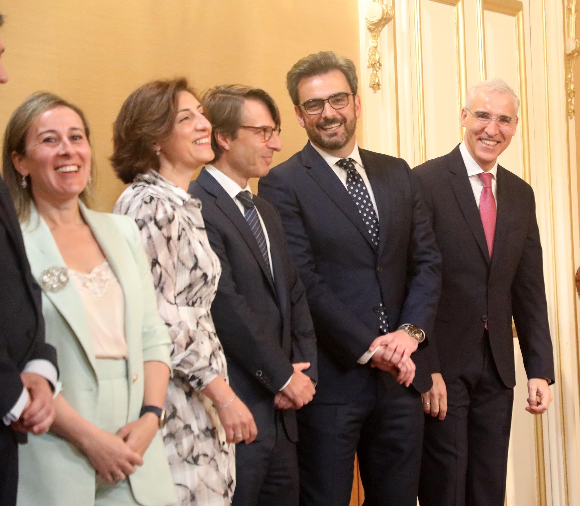 Toma de posesión de los conselleiros del gobierno de Rueda