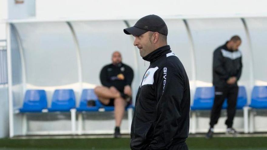 El entrenador del Nerja, Sergio Bautista Benítez.