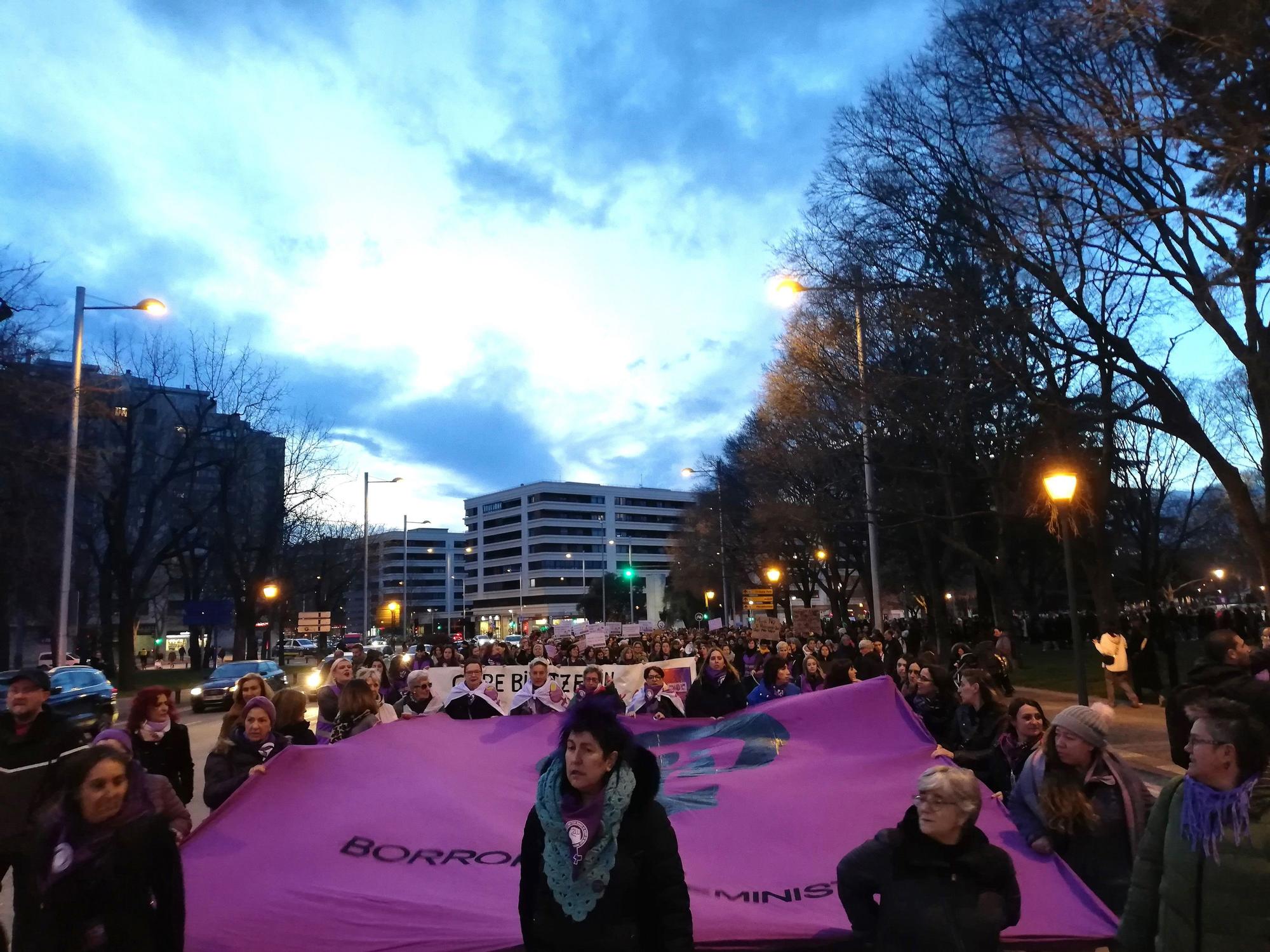 Manifestación del movimiento feminista con motivo del 8M.