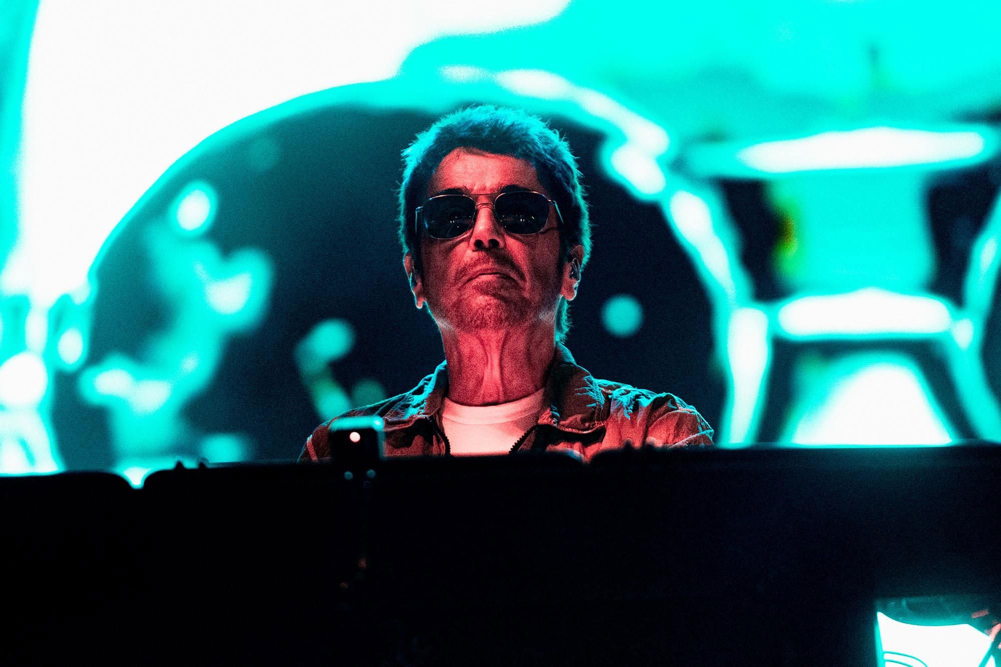 Concierto de Jean-Michel Jarre en la Plaza de España.