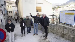 En marcha las obras de una nueva red de aguas pluviales para la explanada del Castillo y el Barrio Medieval de Caravaca