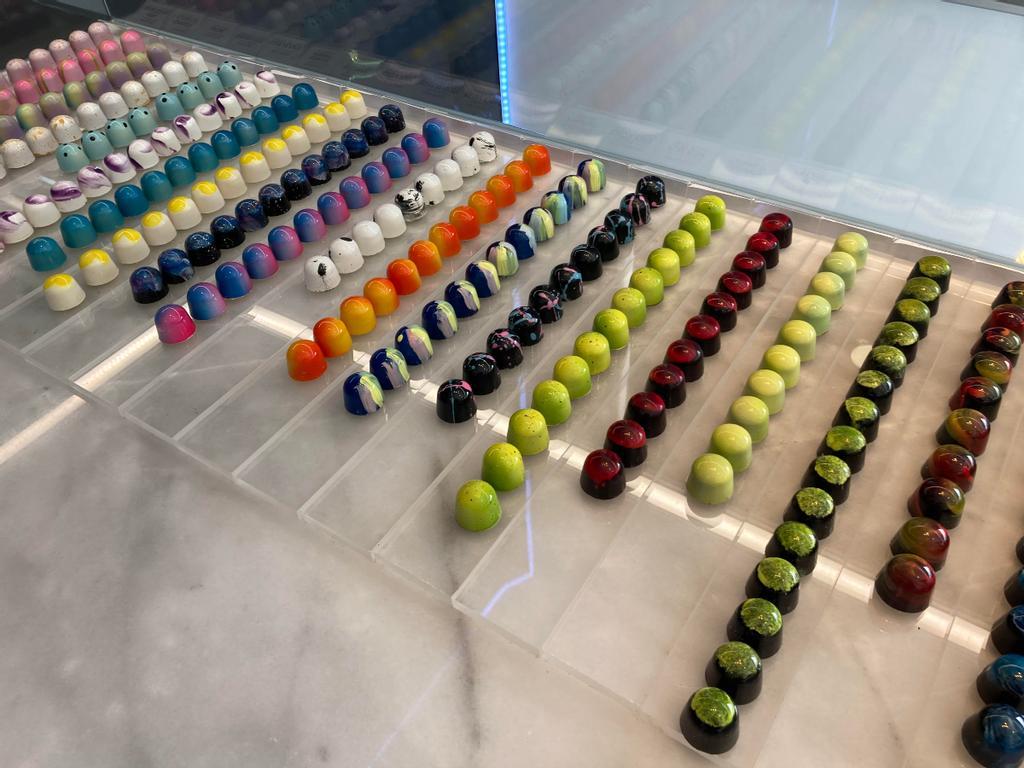 Los bombones de Espejito Espejito son auténticas obras de arte y están deliciosos.