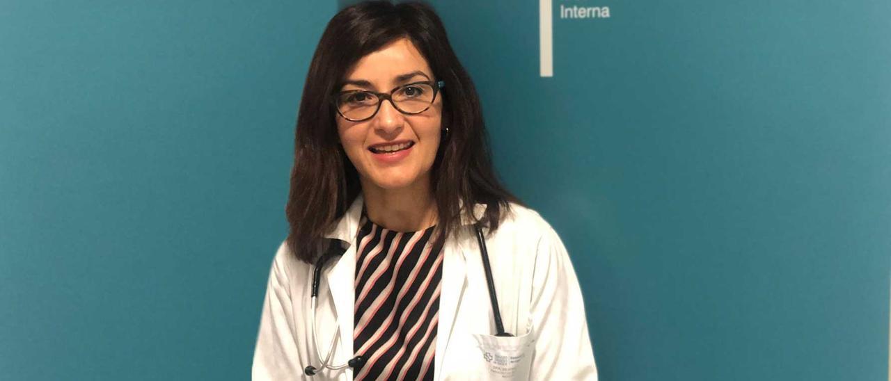 La doctora Pombo, especialista en enfermedad tromboembólica.