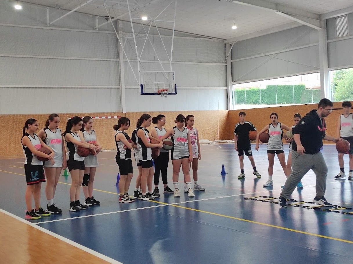 Asturiana Basket, así son sus entrenamientos