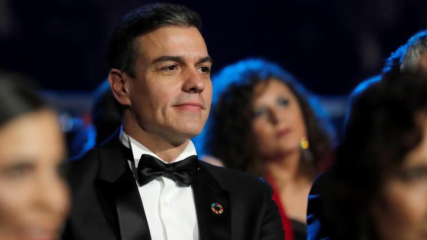 Pedo Sánchez, en la gala de los Goya.