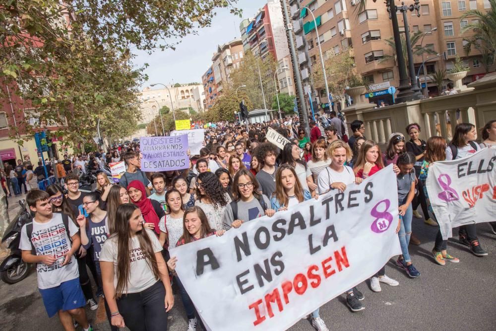 Los estudiantes van a la huelga