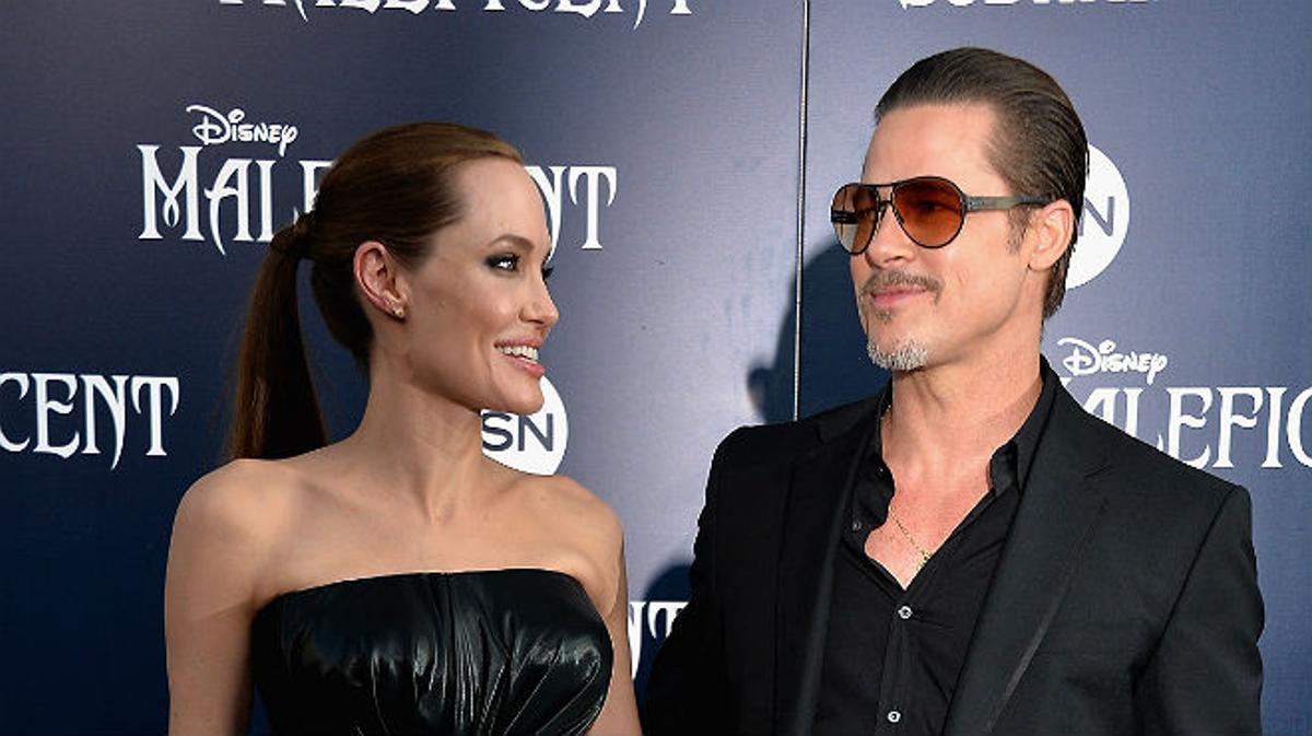 Brad Pitt, agredit a la ’première’ de ’Malefica’ mentre acompanyava la seva dona, Angelina Jolie.