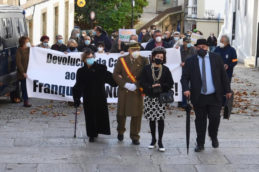 Marcha cívica pro devolución de la casa Cornide