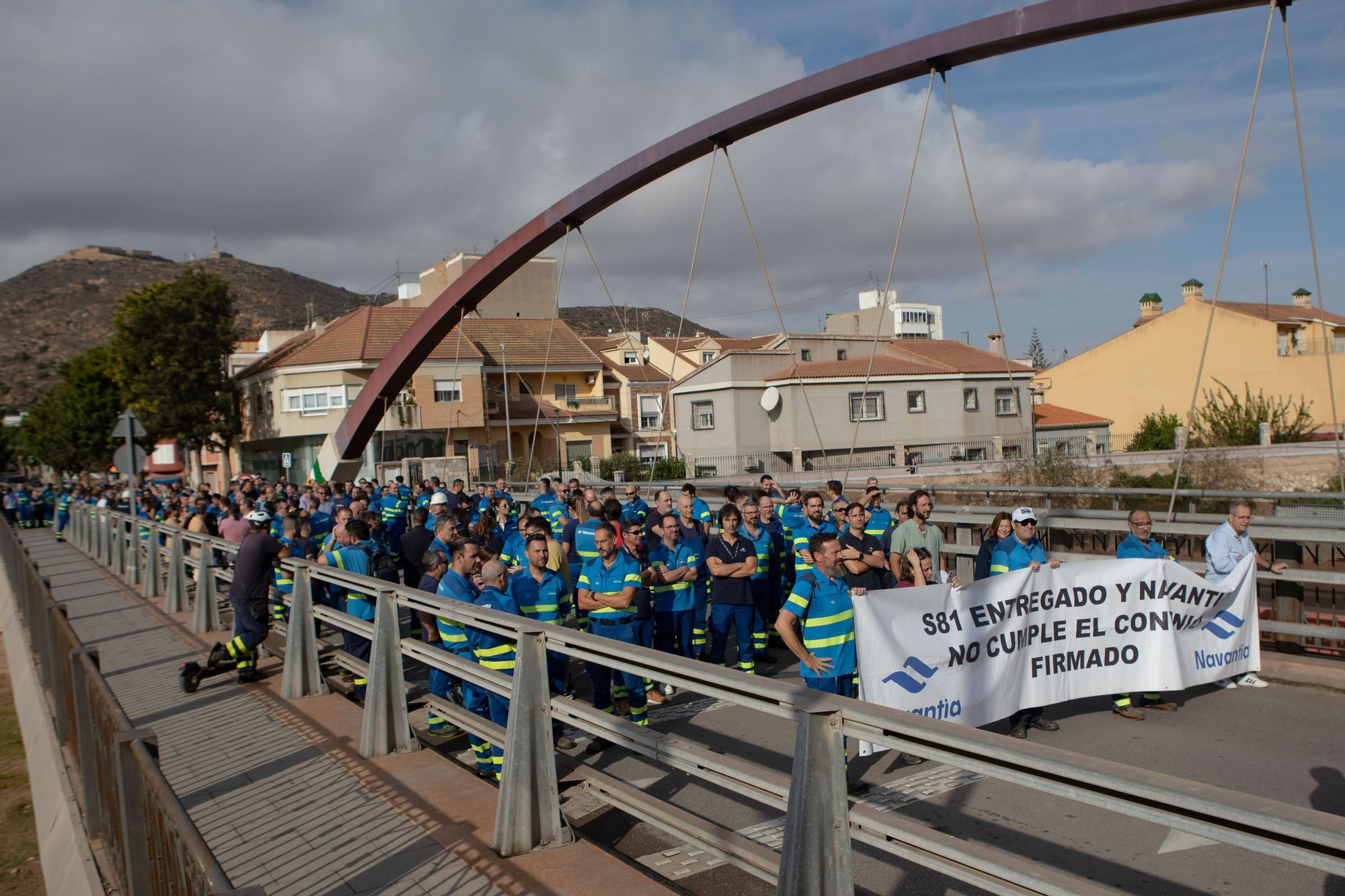 Protesta de los trabajadores de Navantia