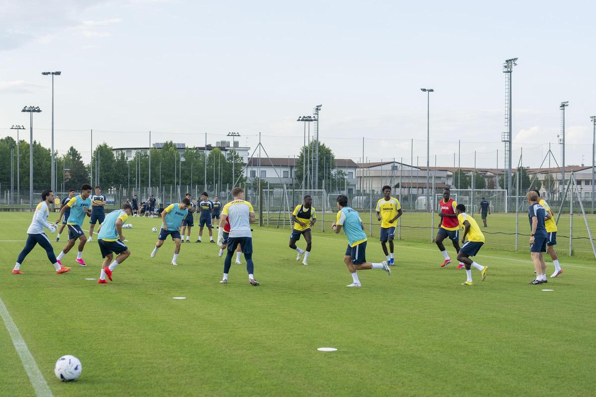 El Villarreal realiza su 'stage' de pretemporada en Italia en el Novarello Sporting Center, un complejo deportivo de primer nivel.
