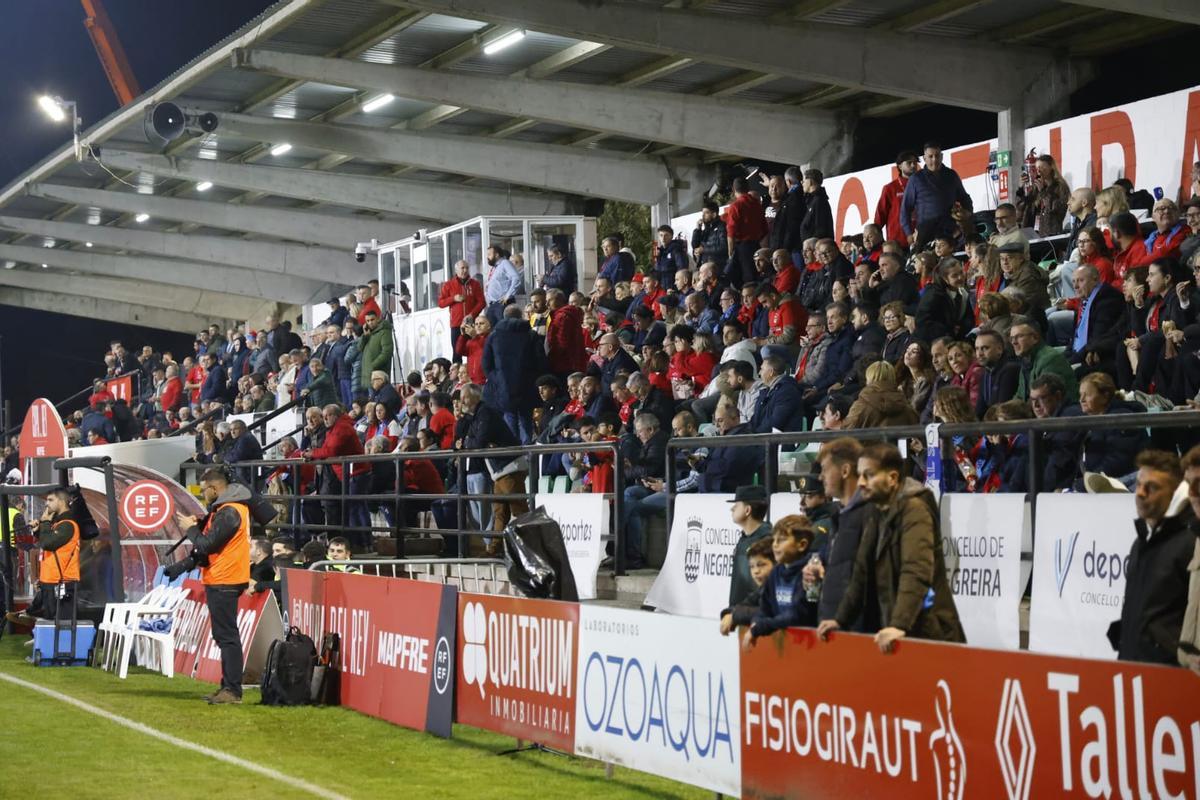 Así se vivió el partido entre el Negreira y la Real Sociedad en el García Calvo Así se vivió el partido entre el Negreira y la Real Sociedad en el García Calvo