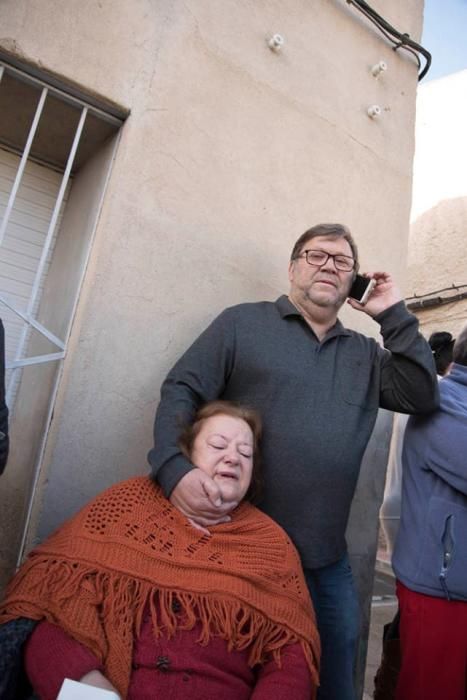 Desahuciada con 65 años, un hijo y dos nietos en Las Torres de Cotillas