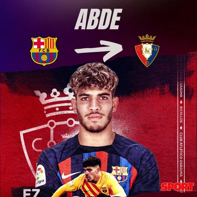 01.09.22: Abde - El Barça comunicó su renovación y su cesión a Osasuna