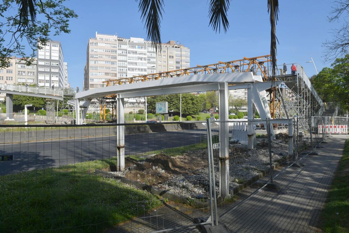 Avanza la obra para colocar la nueva estructura, que provocará nuevos cortes de tráfico este miércoles en horario nocturno.